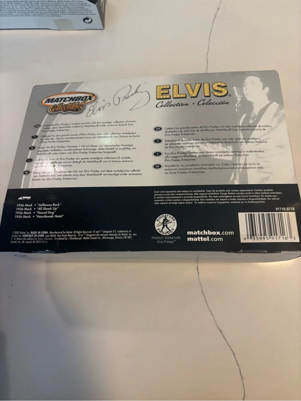 Vintage Matchbox Elvis No. 1 Collection Set of 4 Diecast Trucks NIB